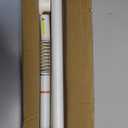 Heavy Duty Tension Curtain Rod by EZFurni, 42 to 123 Inches, Anti-Slip Spring Loaded Curtain Rods No Drilling, Apartment Renter Friendly Tension Rods for Windows, Bathroom, Patio, Room Divider, White