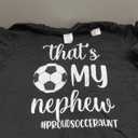That's My Nephew Proud Soccer Auntie Soccer Aunt T-Shirt XL