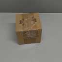 HarJue Toothbrush Holder, Luxurious Metal Toothbrush Toothpaste Holder with Marble Base for Bathroom, Multi-Slots Openwork Design, Bathroom Accessory for Storage and Organizer (Small, Gold)