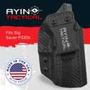 2 in 1 Concealed Carry Holster IWB OWB Right-Handed Holster, Made in USA, Optics Cut, Positive Adjustable Retention