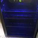 Antarctic Star Beverage Refrigerator Cooler ETL Approved - 95 Can Mini Fridge Glass Door for Soda Beer Wine, 32-61, Quiet Compressor, Removable Shelves for Home, Office or Bar, 2.3 cu.ft (Black)