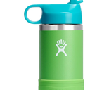 HYDRO FLASK Kids Water Bottle Jr. Stainless Steel Insulated With Straw Cap for Water, Milk, Juice, School, Camp, Sport, Play and Lunch, Easy to Clean, Leak-Resistant