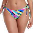 RELLECIGA Women's Side Tie Bikini Bottom, Large 