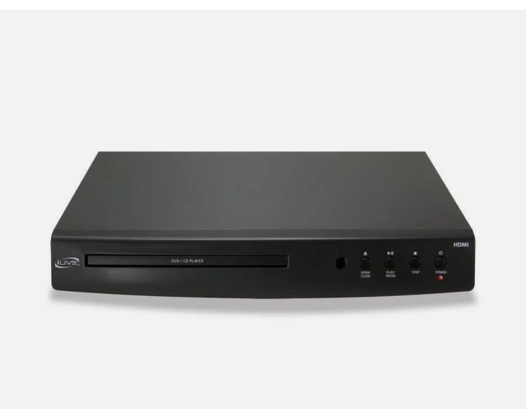 iLive DVD Player with HDMI Conversion, DH300BI, Black