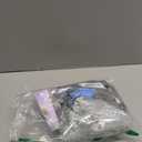 Blue Black Balloon Garland Double Stuffed Dusty Blue White Balloons Black Silver Balloon Arch for Birthday Wedding Graduation Baby Shower Anniversary Party Decorations, Blue/Black/Silver