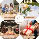 Foryoudecor Tall Candlestick Holders Set of 6, Rose Golden Taper Candle Holder, Vintage Candlesticks for Long Candle, Centerpieces Decor for Living Room,Dining Table Decor,Wedding, Fireplace Party