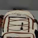 LOVEVOOK School Backpack for Teen Girls, Large Capacity College Student Backpacks with Water Bottle Holder, Cute Laptop Backpack Purse for Women, Lightweight Casual Travel Backpack, Beige-green (15.6inch)