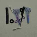 Hair Cutting Scissors Shears Kit, 6.7 Barber Scissors,Professional Haircut Kit,Stainless Steel Hairdressing Thinning Scissors Shears for Barber,Salon,Women,Home,Men