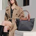 Tote Bag for Women Foldable Shoulder Bag Nylon Weekend Hobo Handbag
