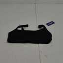 Hugcurve Adjustable Sports Bra Square Neck Wireless Padded Yoga Workout Tops (Small, Black)