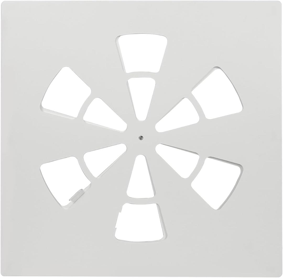 (1 Pack)-24" x 24" Adjustable Office Vent Cover - Durable,For Flat Office Ceiling Vents Ceiling Air Deflector for Conditioner or Heat Air Deflector Magnetic Size approximately: 24.75X24.75IN