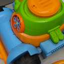 SLOOSH Bubble Lawn Mower Toddler Toys - Spill-Proof Bubble Machine Pretend Gardening Play Toy for Age 1 2 3 1-3 Year Old Baby Boys Indoor Outdoor Use, Easter Basket Stuffers Birthday Gifts (Blue)