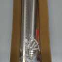 1.3 Inch Diameter Closet Rods for Hanging Clothes 17-39 Inch Adjustable, Metal Heavy Duty Closet Pole, Silver Closet Bar for Hanging Clothes, Suitable for Closet, Wardrobes, Bathroom, Windows