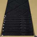 Stair Treads for Wooden Steps 15pcs - 8x30in Carpet Stairs Runner Indoor Non-Slip Stair Mats for Kids Elders and Pets (Cube Black)