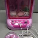 Marlrin Claw Machine for Kids, Mini Vending Machine Girls Unicorn Toys, Candy Grabber Prize Dispenser with Sound & 20 Mini Plush Toys, Electronic Arcade Game Indoor Toy for Home Party Birthday Gifts