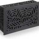 Saillong Doorbell Chime Cover Box Only, Upgrade Thickness Wooden Doorbell Cover Plate Inside House, Decorative Door Bell Box for Indoor/outdoor Home Wall, Easy to Install(Black)