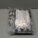 RNOONY Vinyl Fitted Picnic Table Cover with Bench Covers and Bag, 6ft Outdoor Waterproof Windproof Tablecloth with Elastic Edges. Camping RV Gear Campers Must Have 72x30 Inches 4 Pcs Set (Black)