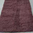OLANLY Bathroom Rugs 30"x20", Extra Soft Absorbent Chenille Bath Rugs, Rubber Backing Quick Dry, Machine Washable Bath Mats for Bathroom Floor, Tub and Shower, Home Decor Accessories, Deep Plum