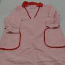 Ailoqing Swimsuit Coverup Womens V Neck 3/4 Sleeve Casual Shirt Dress with Pockets (Medium, Pink)