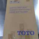 TOTO SoftClose Slow Close Elongated Toilet Seat and Lid, Cotton White