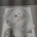 Gospire 9 Wall Mounted Lighted Magnifying Mirror, 1X/10X Magnification Double-Sided LED Bathroom Mirror, 3 Color Lights & Stepless Dimming with Touch Sensor, Extendable Arm 360 Swivel for Shaving (Silvery)