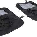 Portable Car Seat Back Storage Bag, 2PCS Shockproof Travel Accessories Organizer, Universal for Vehicles, Enhances Organization