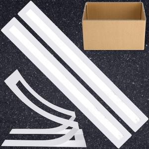 Sayglossy Parking Lot Line Stencil 4 x 92 Inch Foldable Reusable Line Stencil Template with Paper Box for Parking Lot and Pavement Lines(2 Pieces)