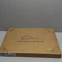 CloudTrip Plus XL Adjustable Laptop Desk with Light, USB Port, iPad Holder, Drawer Storage - Larger 23.6IN Adjustable Lap Desk for Bed, Home Office, Breakfast Tray, Fordable Legs Desk (Black)