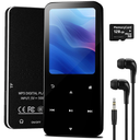 144GB MP3 Player with Bluetooth 5.2, Earphones Included(Black)