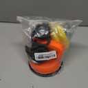 3 Pcs Car Dent Puller,Dent Repair Kit with Rag and Waxing Sponge Block Powerful Car Indent Remover for Cars Body Indent Glass Screen Tiles and Lifting Objects Moving(Color:Orange+Black)