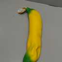 ORB Easy Sqweezy Giant Stretchy Banana - Stretches Up to 6 Feet Long - Huge Jumbo Sized Squishy Fruit Toy, Perfect to Squeeze for Stress Relief - Fun Sensory / Fidget Novelty Toy for Kids and Adults