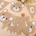 We Can Bearly Wait Banner - Bear First Party Decoration,Bear 1st Birthday Banner,Bear Gender Reveal Decorations (we can bearly wait)