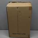 【Upgraded】Dimmable Floor Lamp for Living Room with Clear Glass Lampshade, Brass Modern Floor Lamp with 900LM Edison Bulb Included, Bright Standing Tall Lamp for Bedroom, Office, Reading Room, Corner