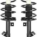172378 172379 Front Struts Shocks Assembly w/Coil Spring Absorbers for 2007-2012 Nissan Sentra 2.0L L4 (Base, S, SL, SR), Strut Shock Assemblies 2008 2009 2010 2011 - [Exc. SE-R/SE-Rspecv Models]
