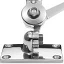ZOMCHAIN Marine VHF Antenna Mounts, Ratchet Mount, 316 Stainless Steel Adjustable Base Mount for Boat