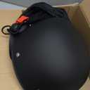 Yesmotor Baseball Style Cap Retro Motorcycle Helmet Unisex-Adult - DOT Approved (Matte Black, XL)