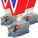 Tondiamo 24/48 Pcs Award Medals Bulk Gold Medals Bulk with Neck Ribbons 2 Inch Metal Award Trophies for Sports Party Team Tournaments Match Participation Winner Prizes Gift