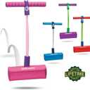 New Bounce Pogo Stick for Toddlers - Foam Jumper for Age 3,4,5,6,7,8 - Outdoor Jumping Toys - Birthday Gift for Toddler Girls and Boys (Pink)