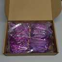 Cindeer 24 Pcs Purple Christmas Bow Decorations 6 x 6 Inches, Glitter Holiday Ornaments Sequin Ties Bows for Xmas Tree, Wreath, DIY Crafts, Gift Wrapping, Party Decor