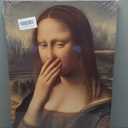 Funny Stinky Face Bathroom Canvas Wall Art Vintage Humor Fun Mona Lisa Bad Smell Aesthetics Painting Picture Wall Decor Da Vinci Poster Print Artwork for Toilet Washroom Home Decoration
