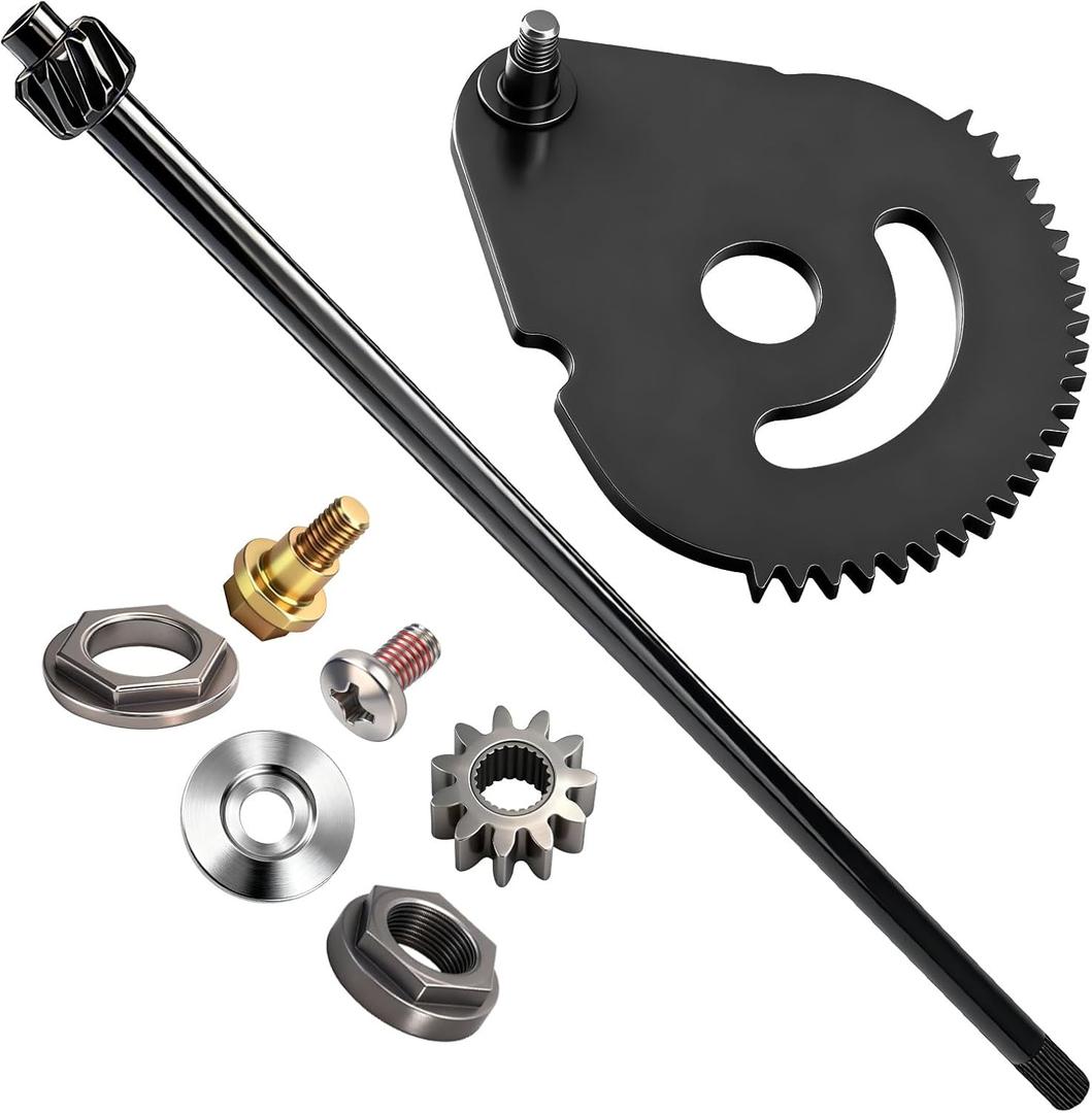 938-05078 738-05078 617-04094 5/8 Steering Rod Shaft (Length 21")/941-0656A Gear Bush/948-0389 Steering Rod Cap-Screw for MTD Cub Cadet Troy-Bilt Replace 738P07154,738-05078, 61704094 - With Bushing