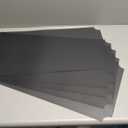 Sterling Shelf Liners for Wire Shelf System - Set of 5-14 x 30 inch - Plastic Wire Shelving Shelf Mats - Grey (Graphite)