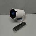 Mini Projector with WiFi and Bluetooth, Support 4K 1080P 170 ANSI Auto Keystone Correction, 210 Rotatable Portable Projector, 25"-110" Screen Video Projector for Smartphone/Laptop (HY300Ultra)