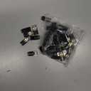 50pcs Double Wire Plug in Connector with Locking Buckle, Quick-Clip Fasteners Multi-Purpose Snap-On Blocks for Strip Lights DIY Crafting, Low-Voltage Decor & Model Kits 2 Pin