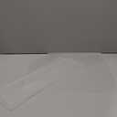 LILXIU 2 PCS Acrylic Sink Splash Guard 16.14 * 13.38 Inch Clear Freestanding Panel Barrier with Base Plate Countertop Partition for Kitchen Bathroom Home Hospitals Labs