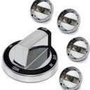 W10415450 Gas Oven Range Surface Burner Control Knob Compatible with Whirlpool Stove Knob WPW10415450 W10294797 W10325899 PD00007159 2118719 AP6021125 PS11754446 EAP11754446 (5PCS)