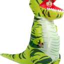 RQUXMT Blow Up Trex Costume,Inflatable Costumes for Kids,Inflatable Dinosaur Costume,Halloween Costumes for Boys/Girls (8-10YRS)