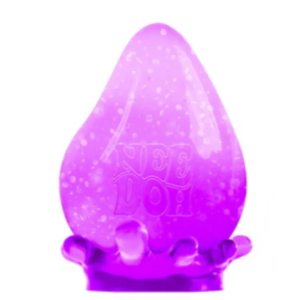 Schylling NeeDoh Dream Drop - Sensory Squeeze Toy with Dreamy Smooth Squeeze - 3" Tall - Purple