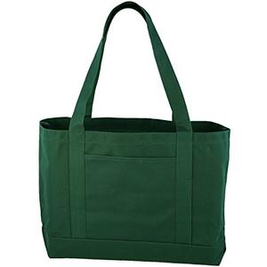 Daily Tote with Shoulder Length Handles and Outside Pocket