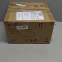 Industrial Semi Flush Mount Ceiling Light, 800 Lumen LED Bulb Included, Seeded Glass Shade Farmhouse Light Fixture for Hallway Corridor Kitchen Bathroom Bedroom Passway (Large)